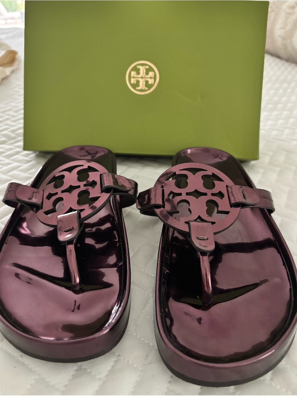 Tory Burch Metallic Miller Cloud